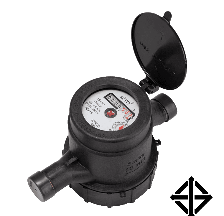 ASAHI PLASTIC MULTI-JET WATER METER รุ่น GMK-P ขนาด 1/2"